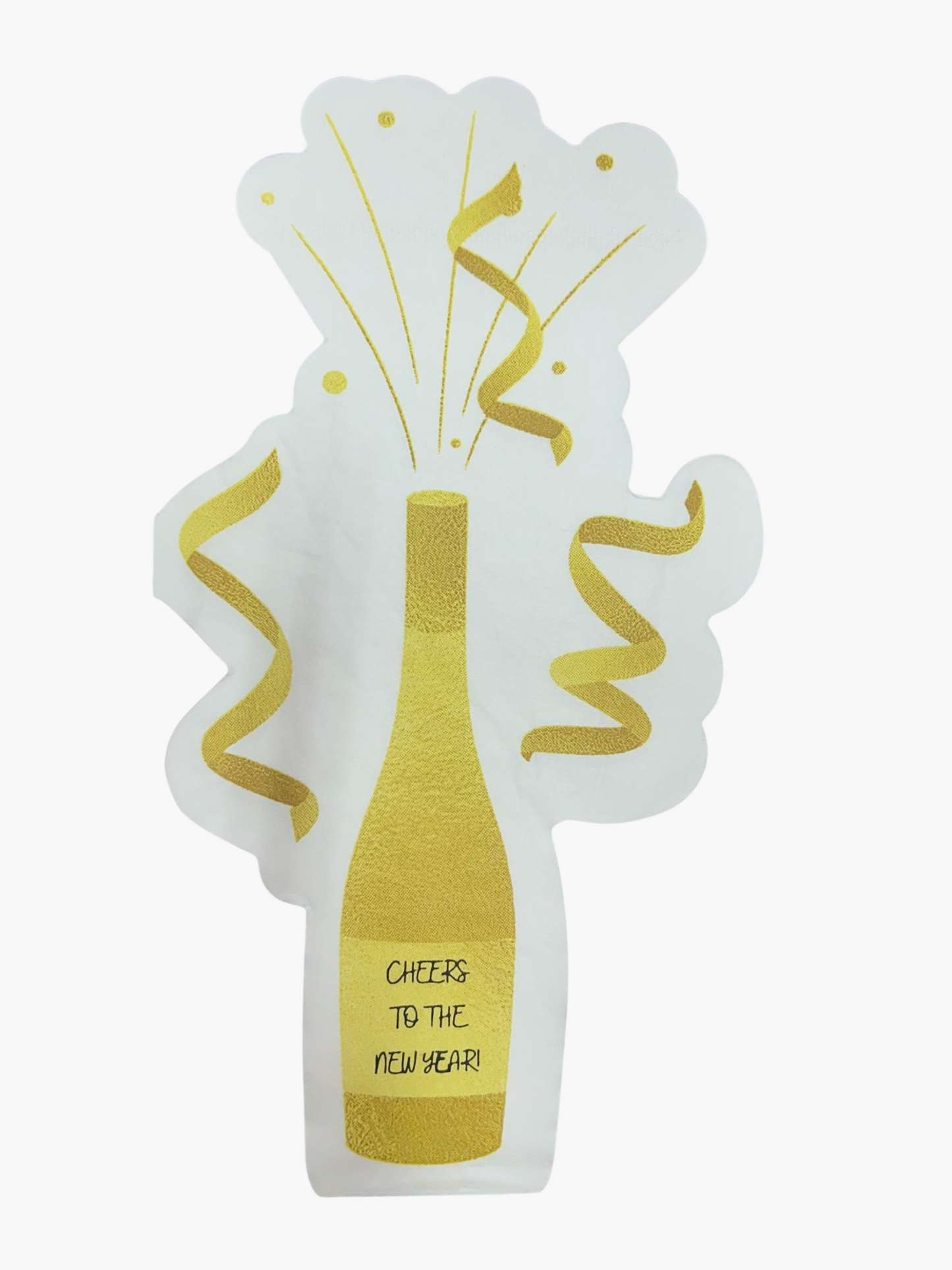 Champagne Cut Out Napkins