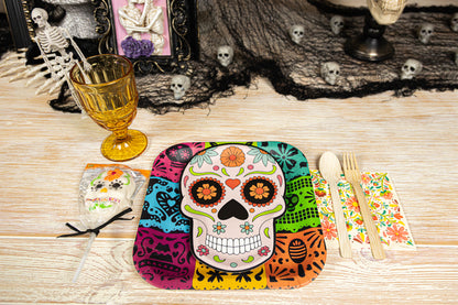 Day of the Dead Banner Dinner Plates